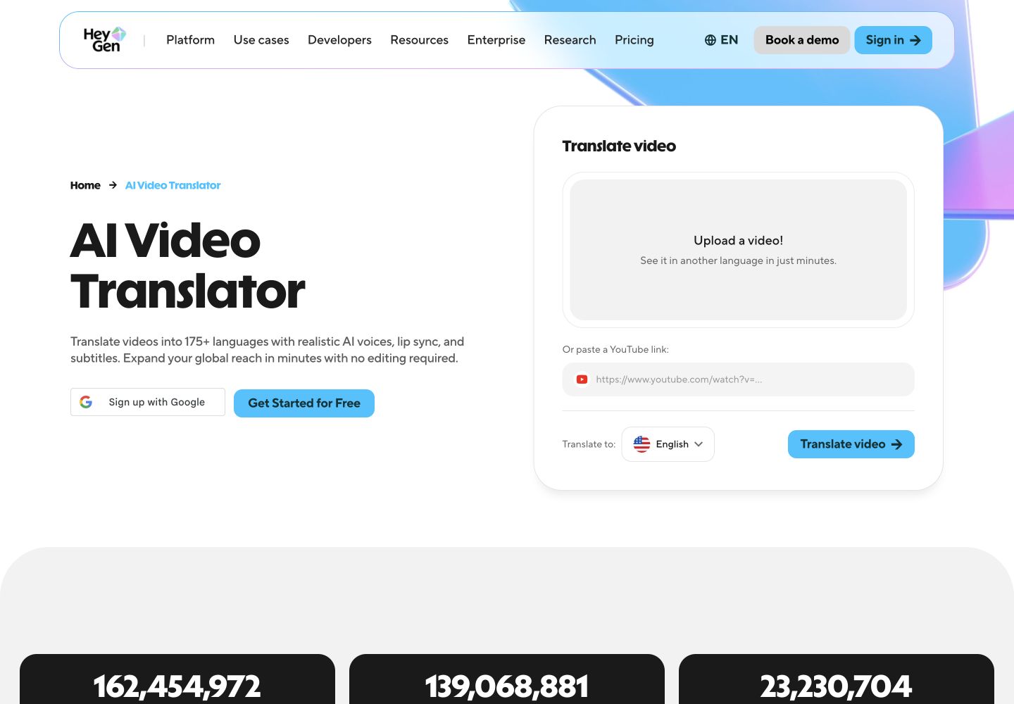 HeyGen Video Translation: public reference page
