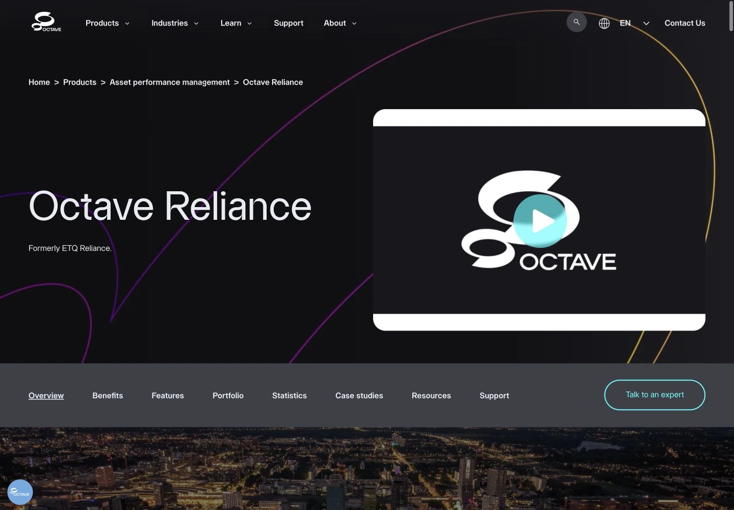 Octave Reliance, formerly ETQ: public reference page