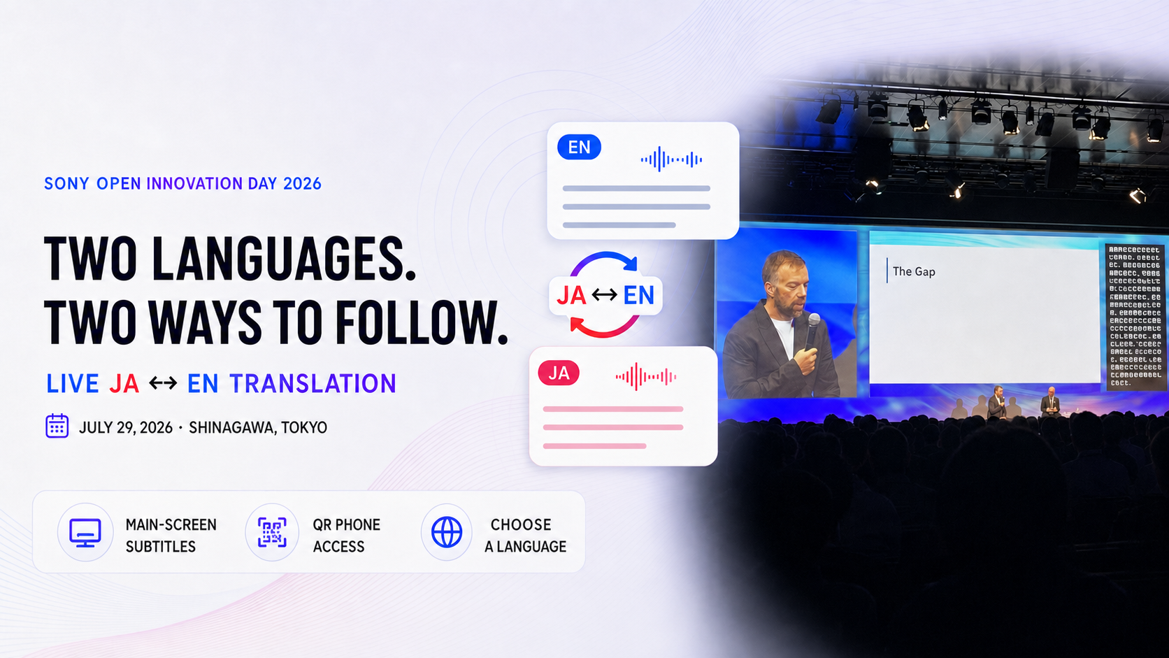 Live Japanese–English Translation at Sony Open Innovation Day 2026