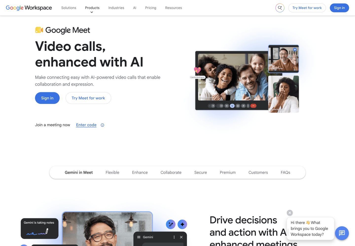 Google Meet: public reference page