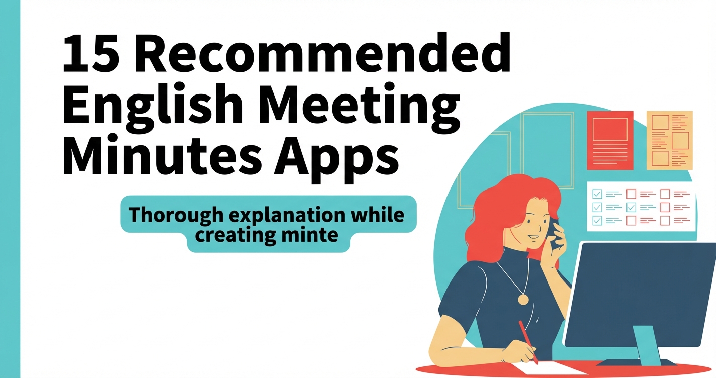 15 Best English Meeting Minutes Apps for 2026 - VoicePing 2.0