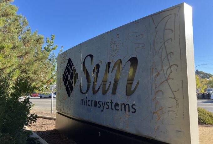 Sun Microsystems sign at Meta