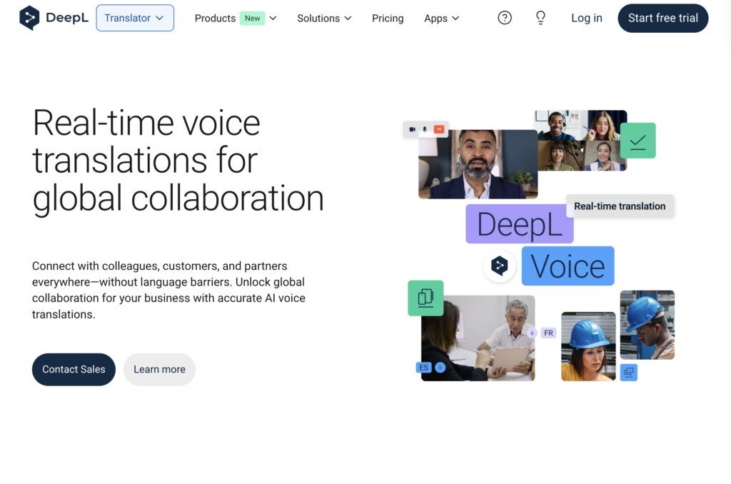 DeepL Voice meeting translation