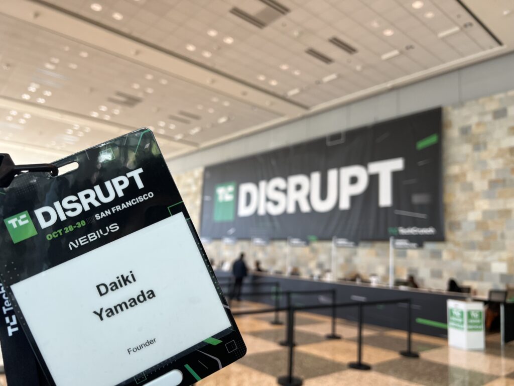サンフランシスコで開催されたTechCrunch Disrupt 2024に参加してきました!