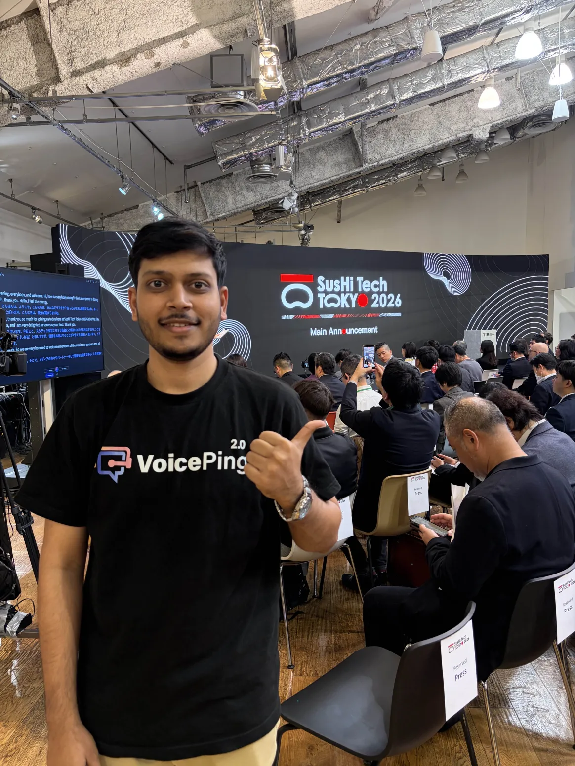 SusHi Tech Tokyo 2026 GLOBAL × SCALEUP TOKYO スタートアップショーケースでVoicePingがリアルタイム翻訳を提供