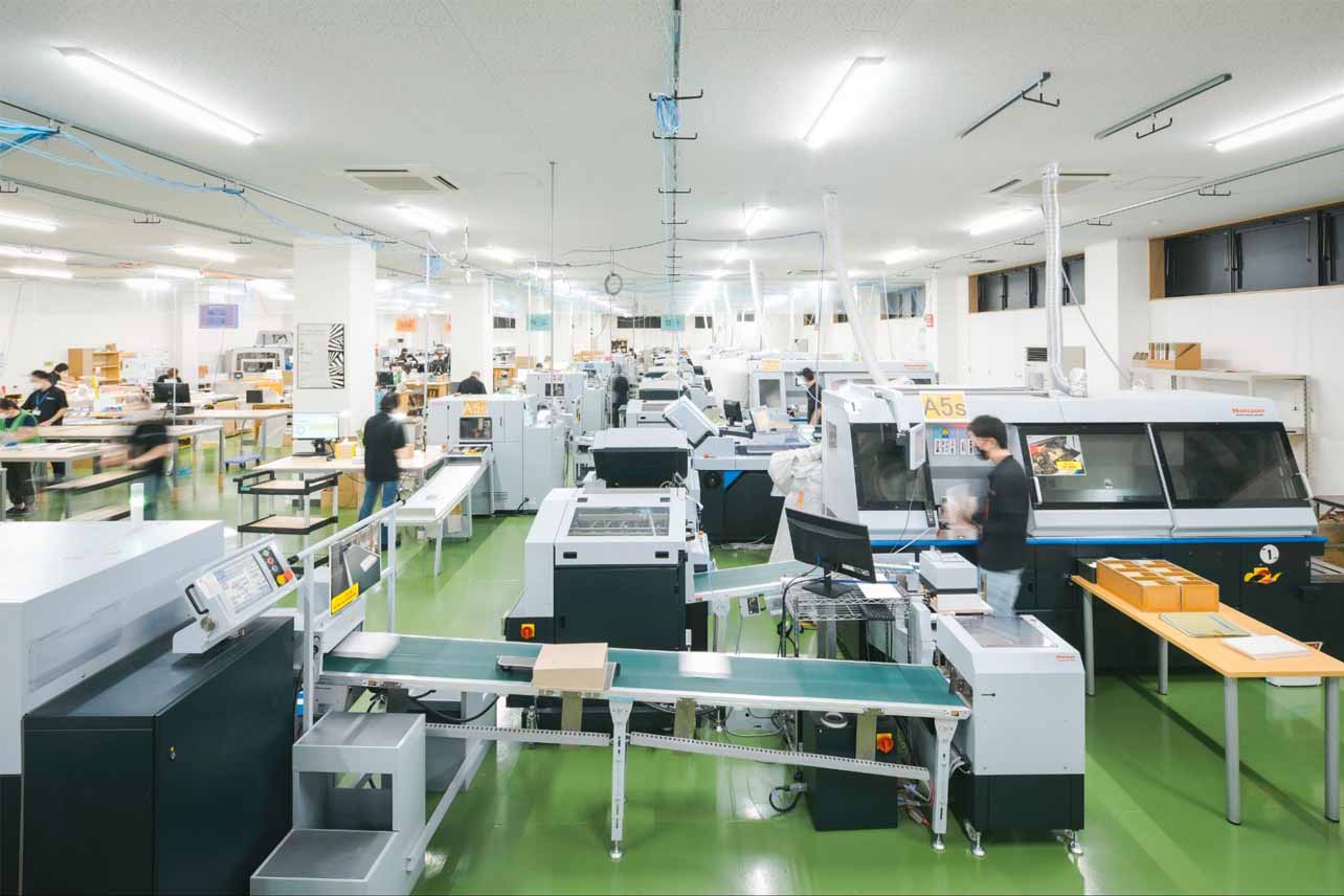 Shimauma Print의 인쇄 공장