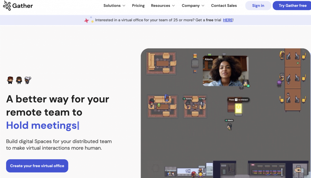 https://www.gather.town/